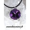 pendentif amethyste papillon