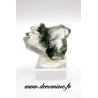 cristal de roche quartz a ame et chlorite du Mt Blanc